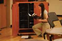 75-Slot Band/Orchestra Mobile Folio Cabinet without doors