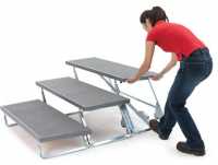 Gradería Tourmaster de 3 escalones - 1.8m