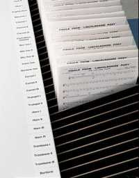 Полка сортирующая ноты